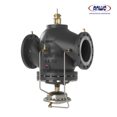 VALVULA DE EQUILIBRIO HIDRAULICO AB-QM FLANGE CON TOMAS DE PRESION 112000-280000 L/H DN250